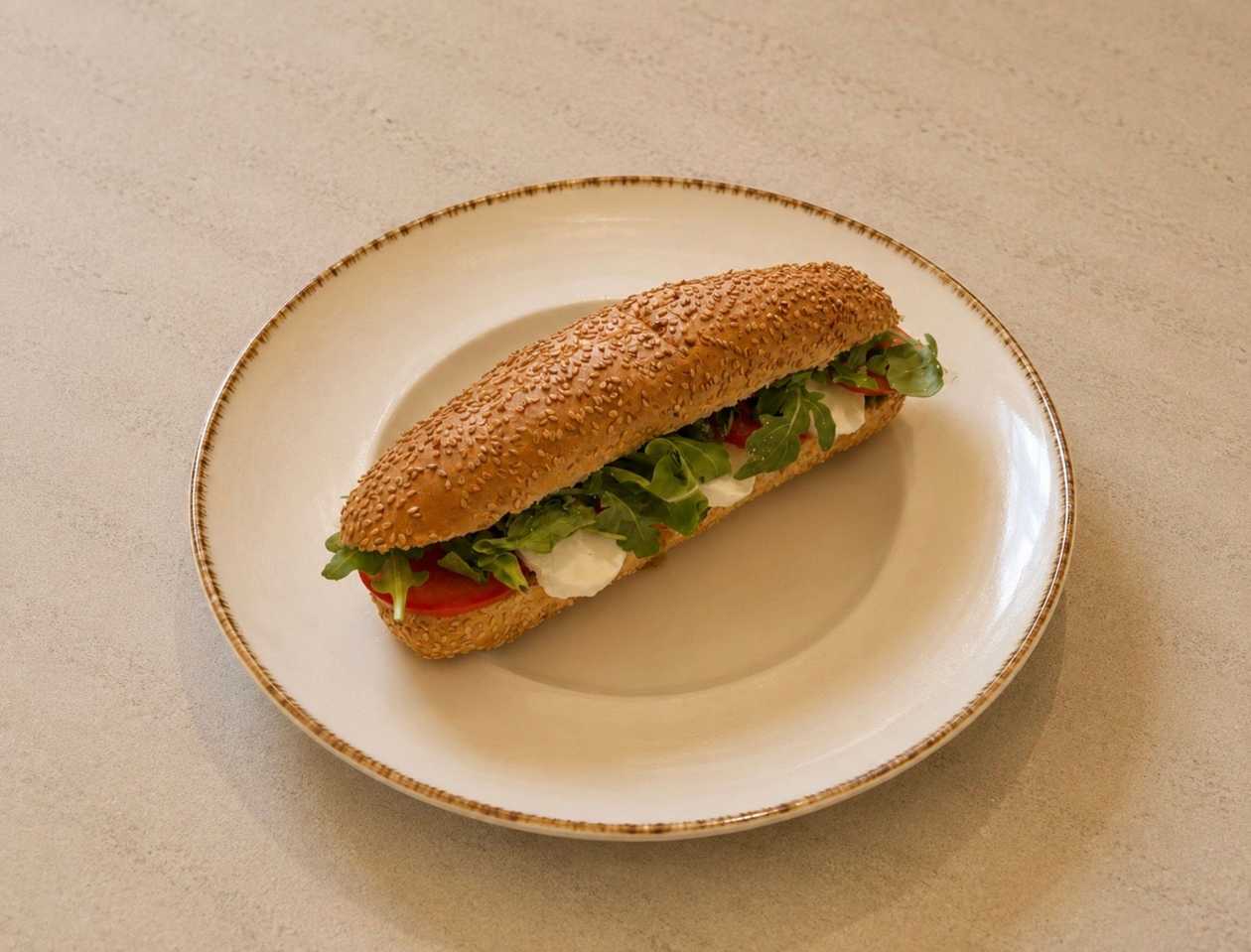 Bagel Caprese