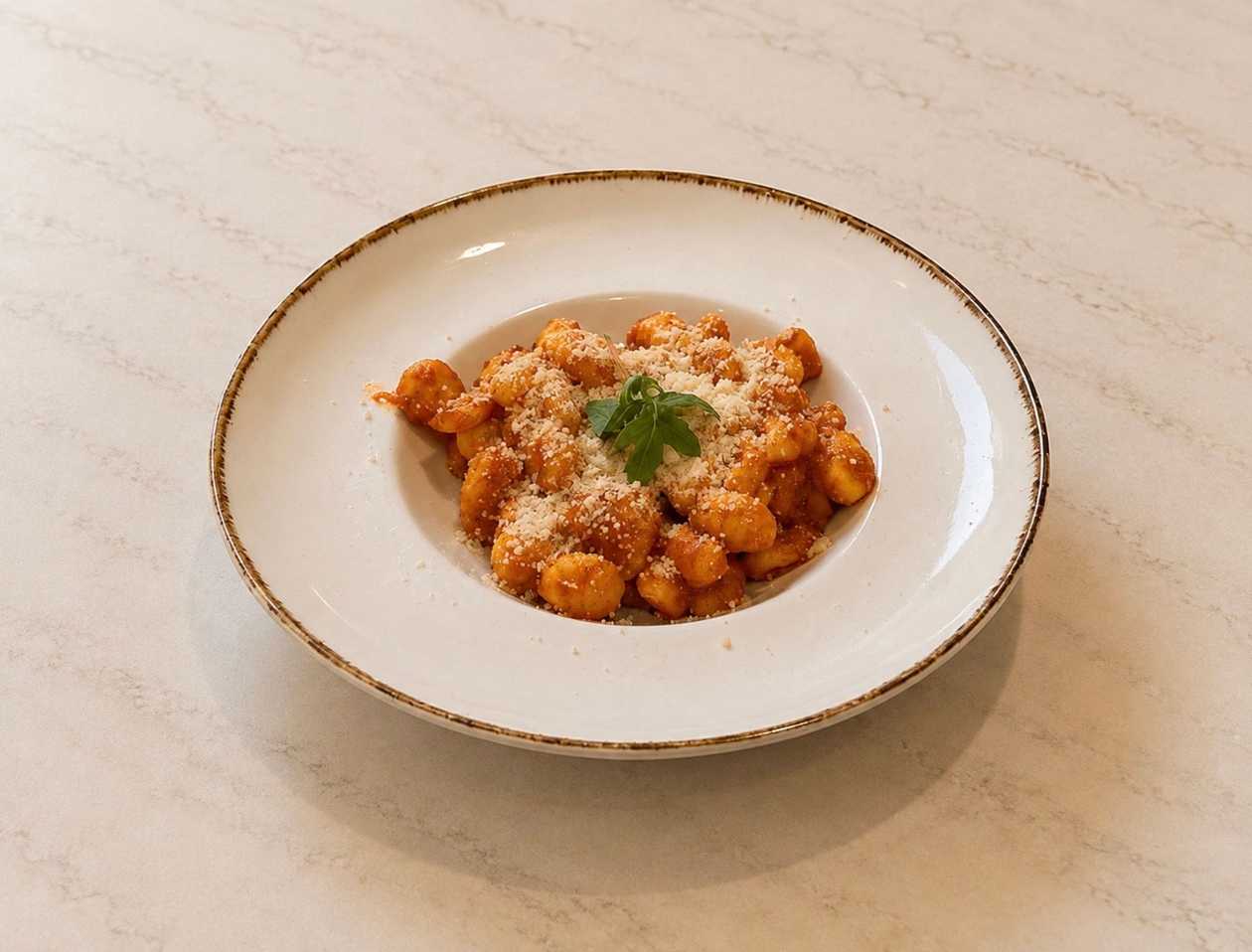 Gnocchi s Rajčatovým pestem