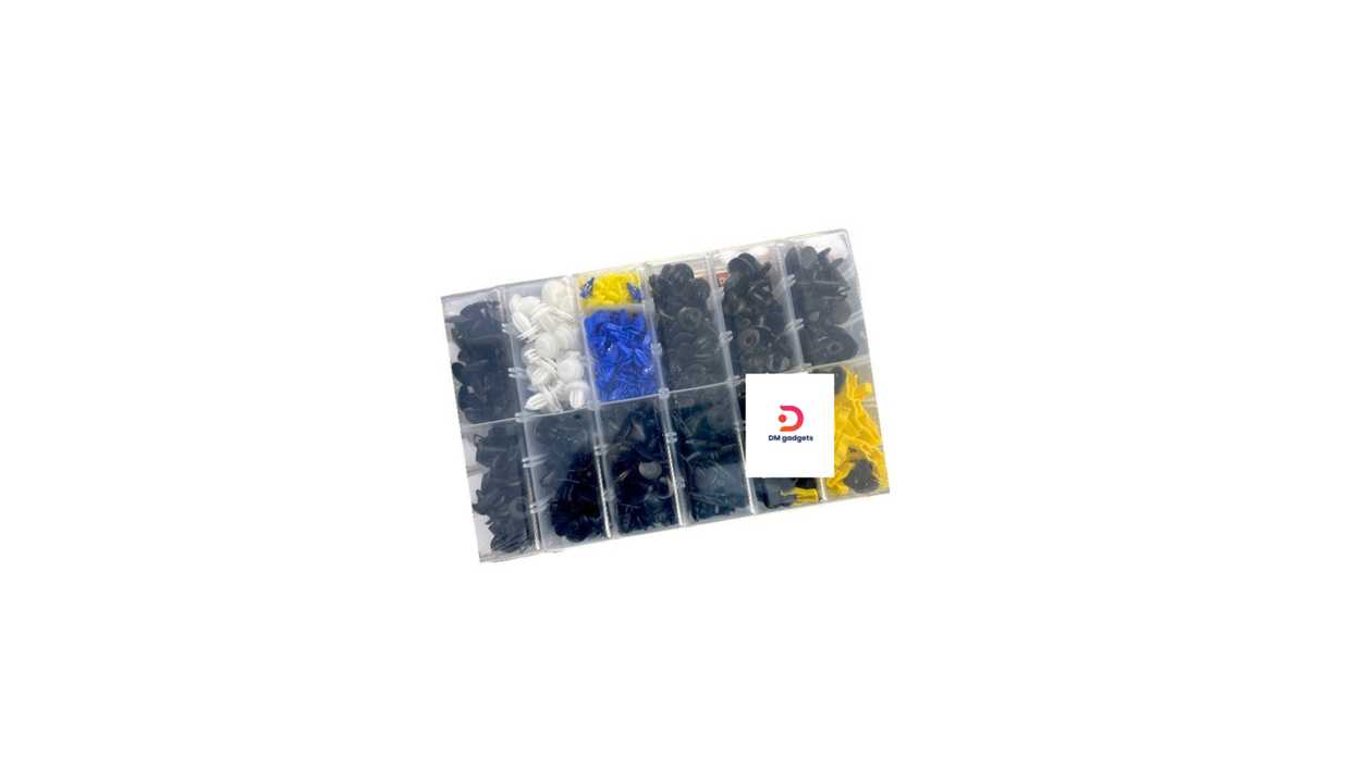 #643H#DM®180263 Set of 13 types of car fasteners – 545 pieces
