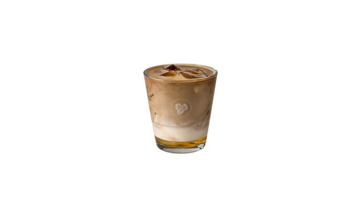 Hojicha Hazelnut Iced Latte