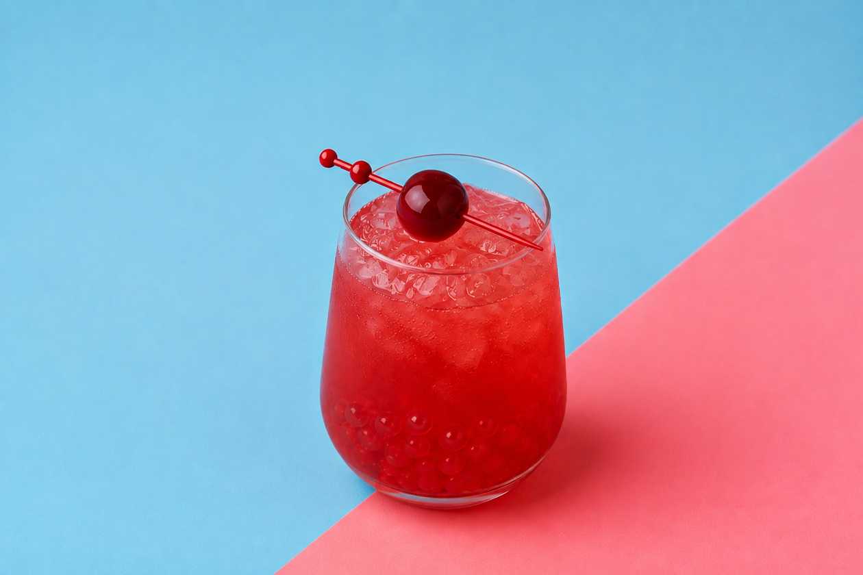 Cherry Bubble tea