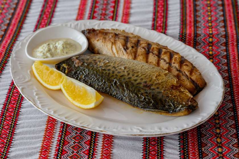 Grilled mackerel