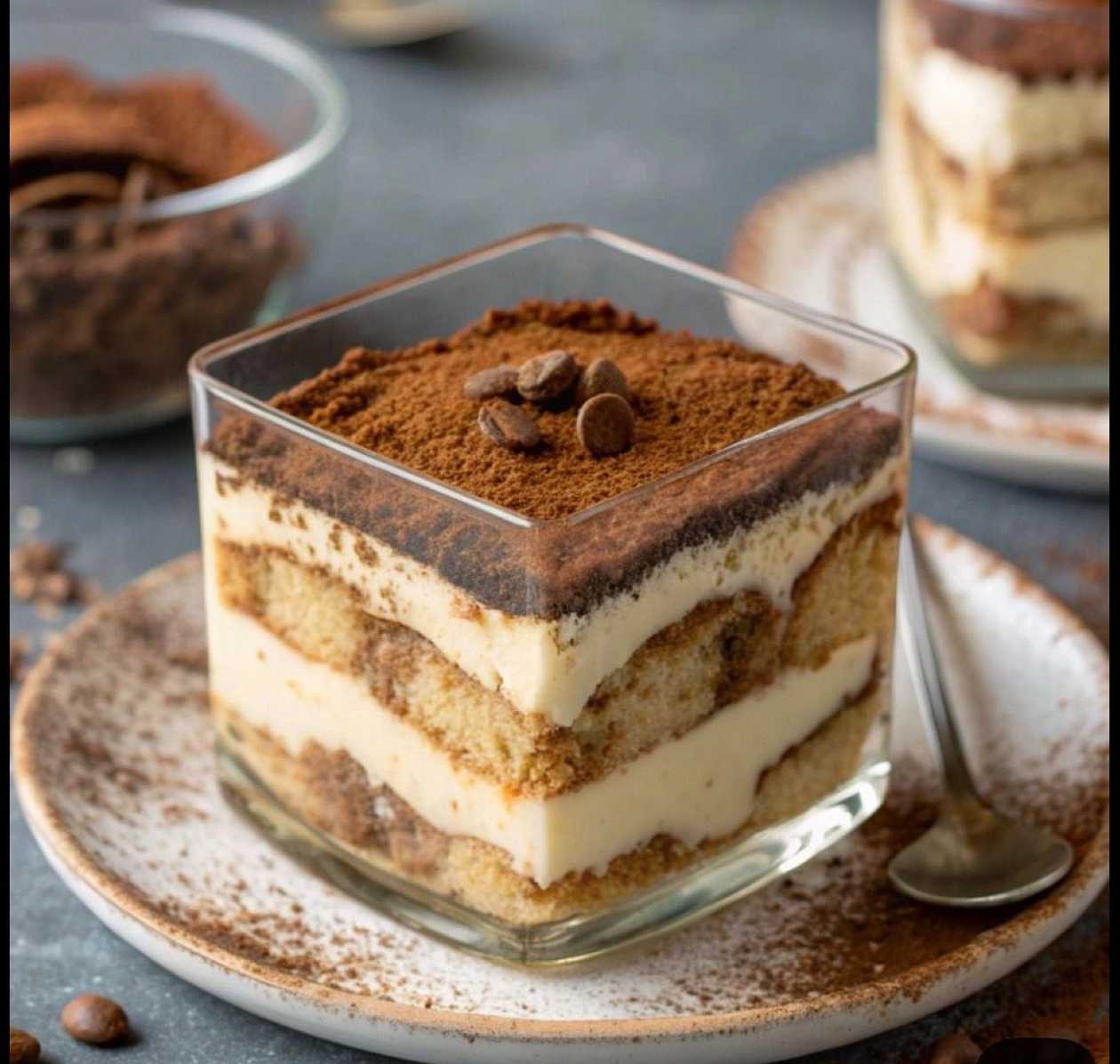 Creamy tiramisu