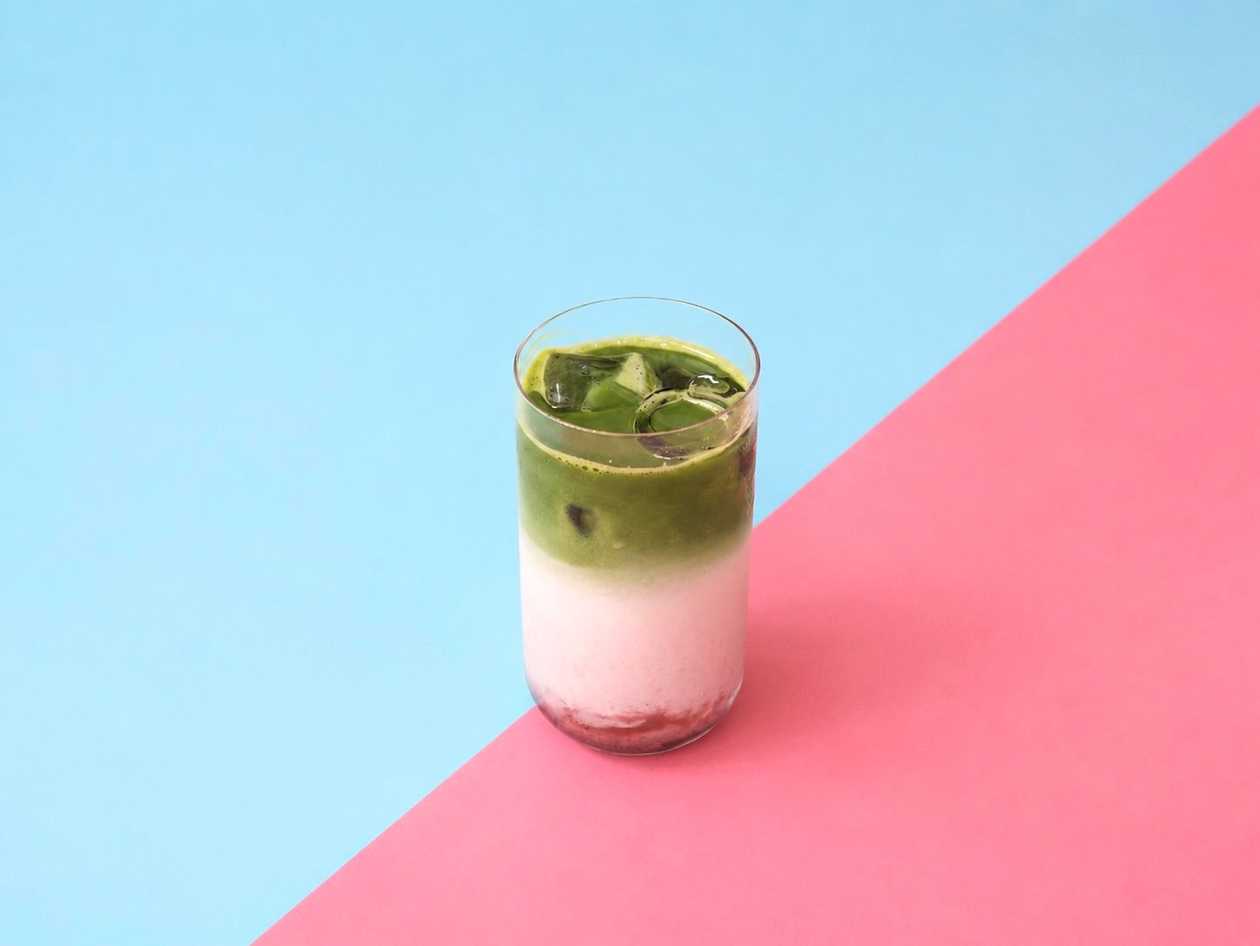 Iced Strawberry Matcha