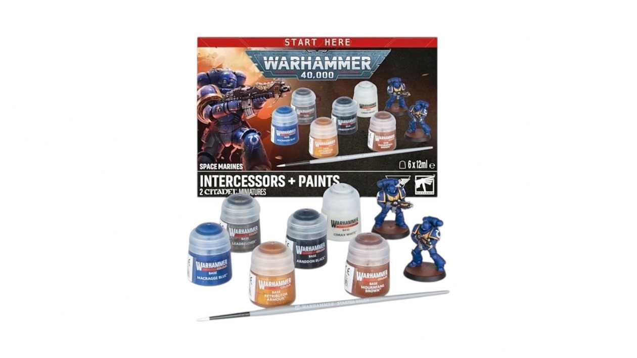 SPACE MARINES: INTERCESSORS + PAINTS