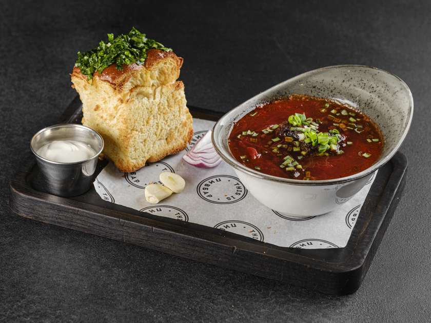 Red Borscht from the oven