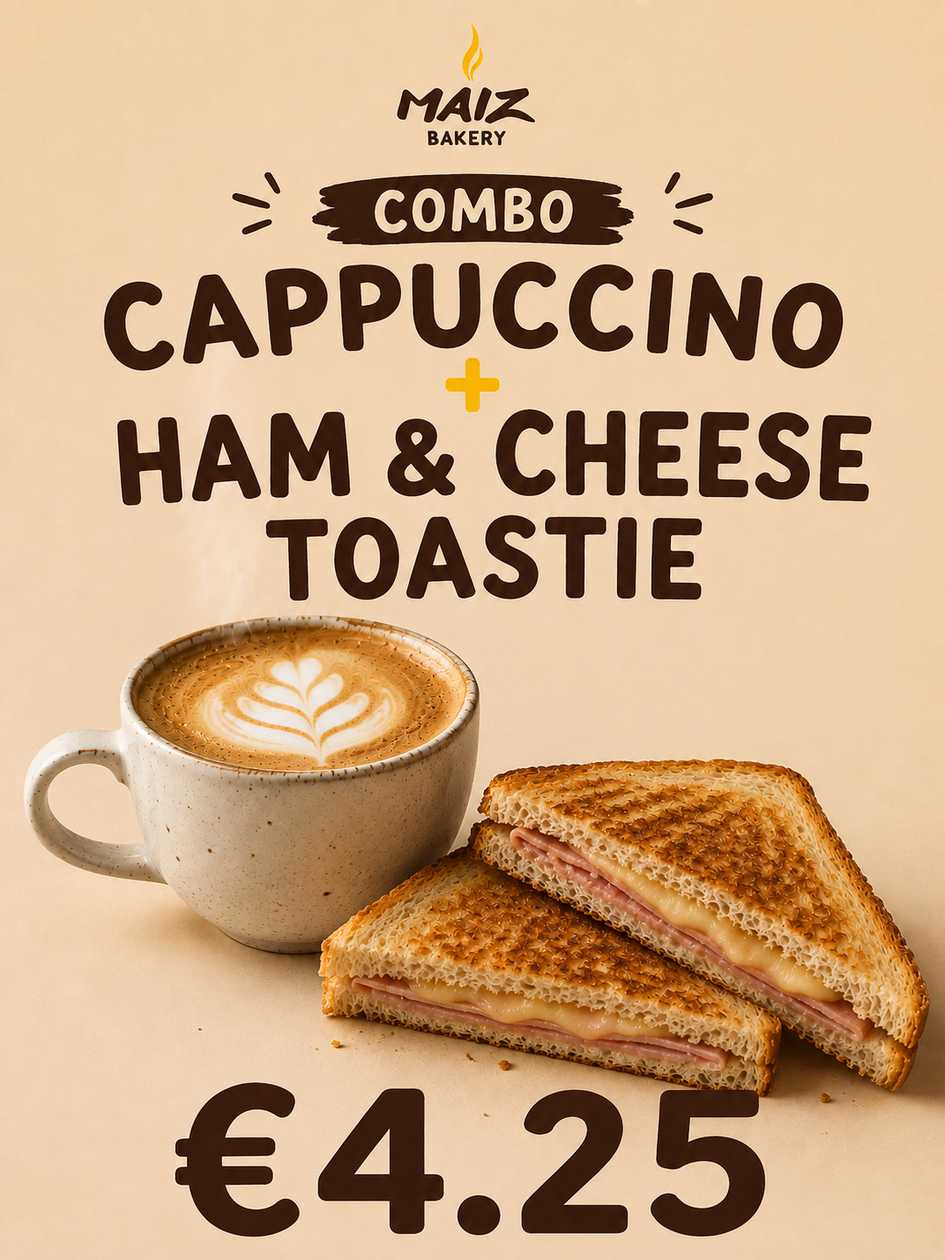 Sandwich & Coffee Combo/Combo Sándwich y Café