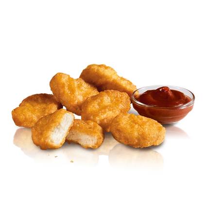 6 CHICKEN MCNUGGETS PIECES OF CHICKEN, 1 SAUCE 107G