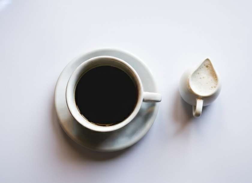 Americano with milk
