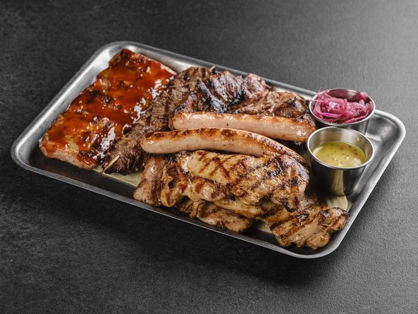 Grill set for two