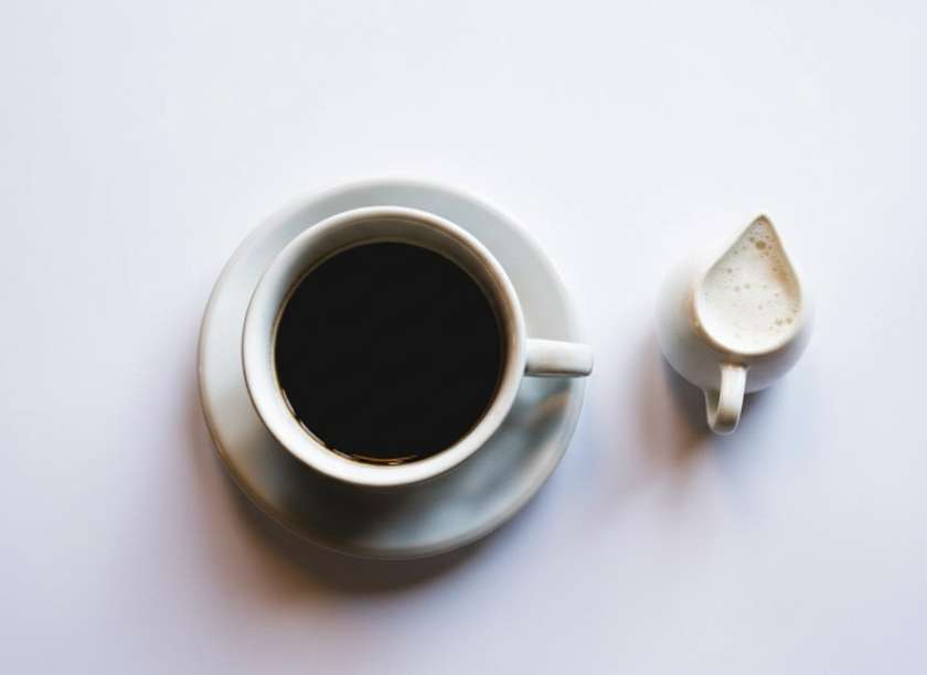 Americano with milk