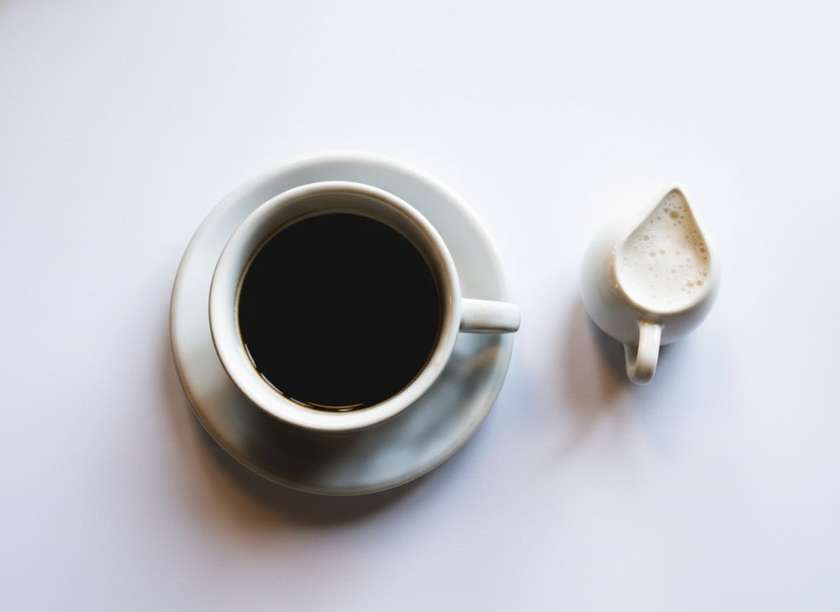 Americano with milk
