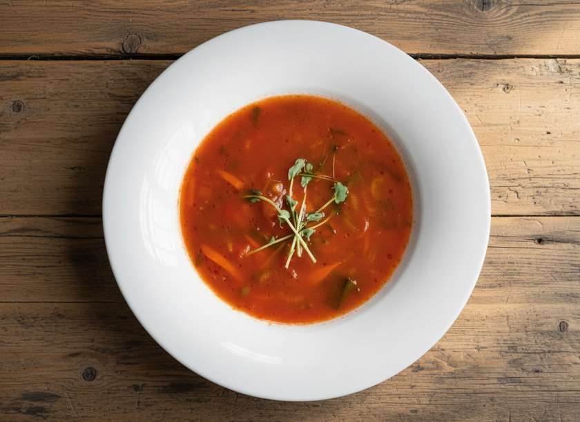 Tomato vegetable soup