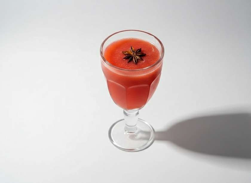 Cup of warming homemade raspberry tea