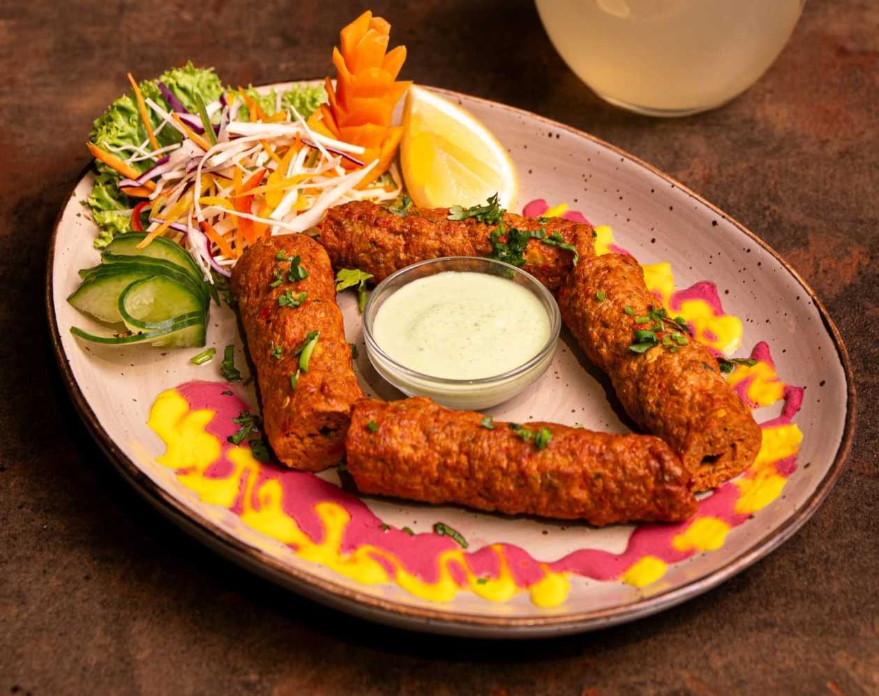 Jehněčí Seekh kebab