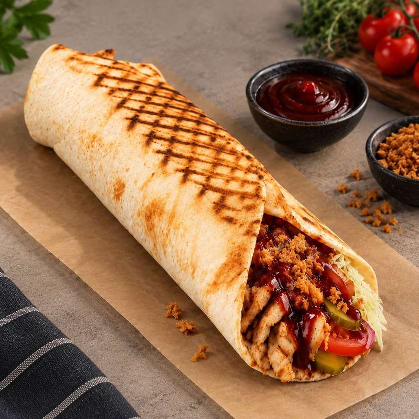 Amerikietiškas BBQ kebabas