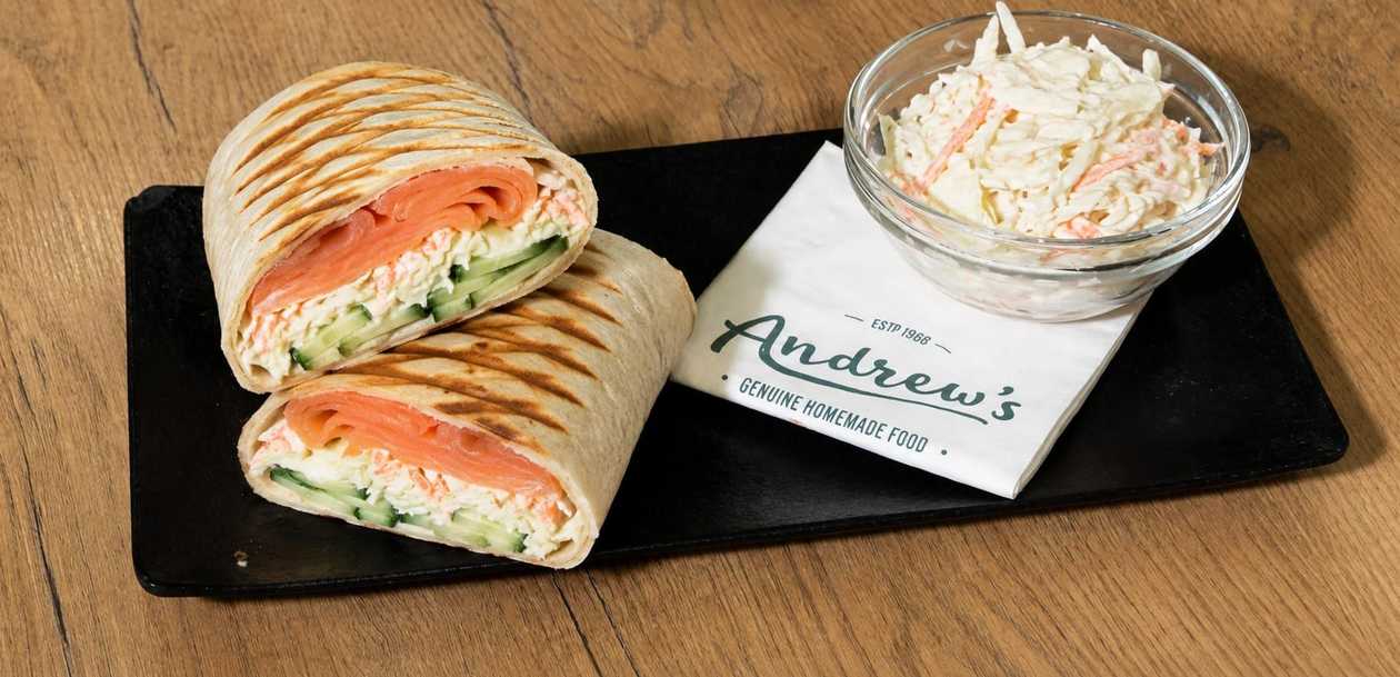 Smoked Salmon Wrap
