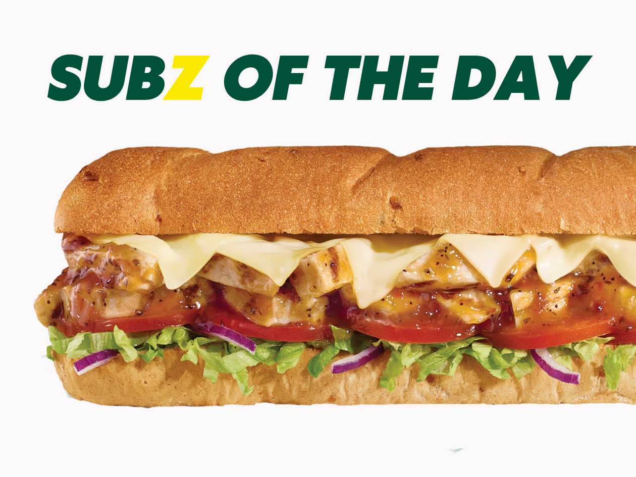 Teriyaki Chicken 6" SUBZ of the Day