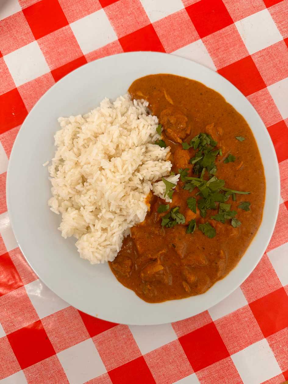 Butterchicken s rýží
