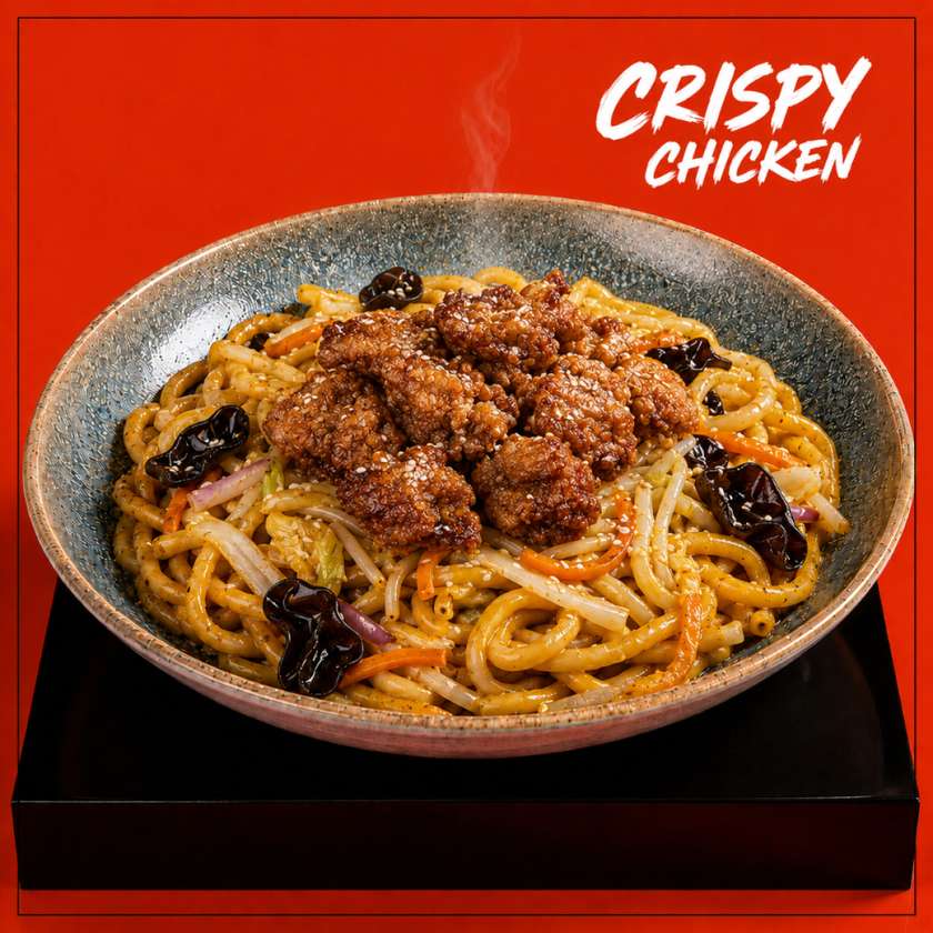 Crispy Noodles with Chicken