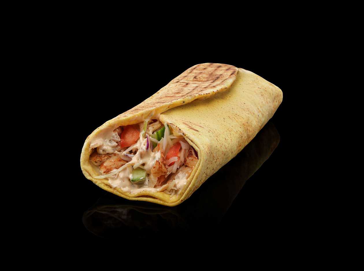 Kebab in lavash