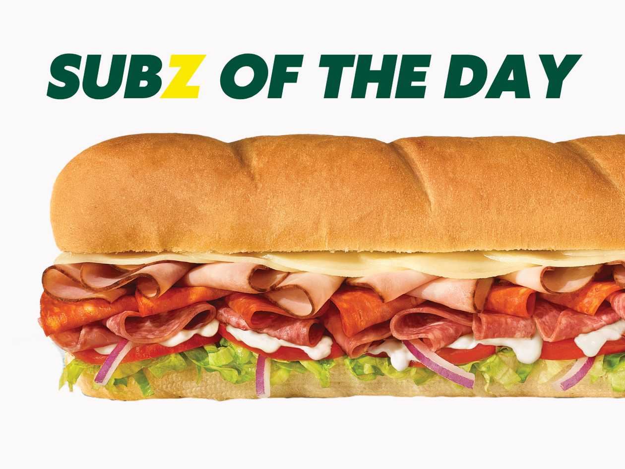 Triple Meat Delight 6" SUBZ of the Day