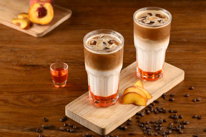 Iced Peach Latte