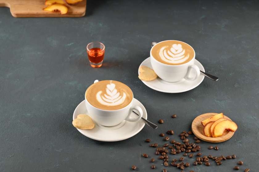 Single Peach Cappuccino
