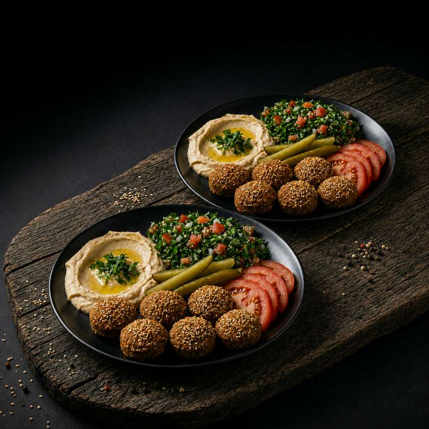 Back to School,2 x Falafel Farfurie