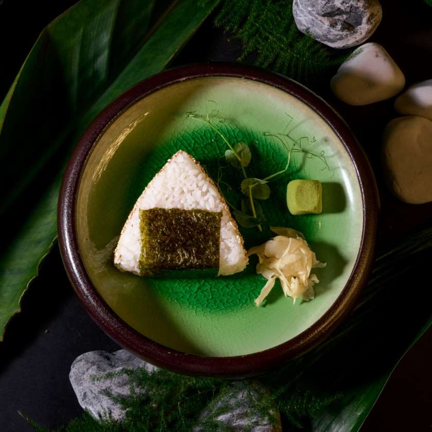 Salmon and Shrimp Onigiri