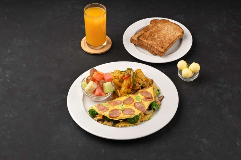 Fully Loaded Breakfast Fold with Sausage