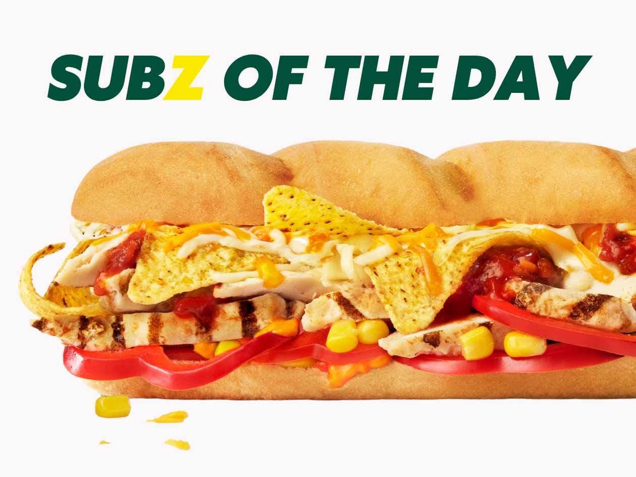 Mexican Chicken 6" SUBZ of the Day