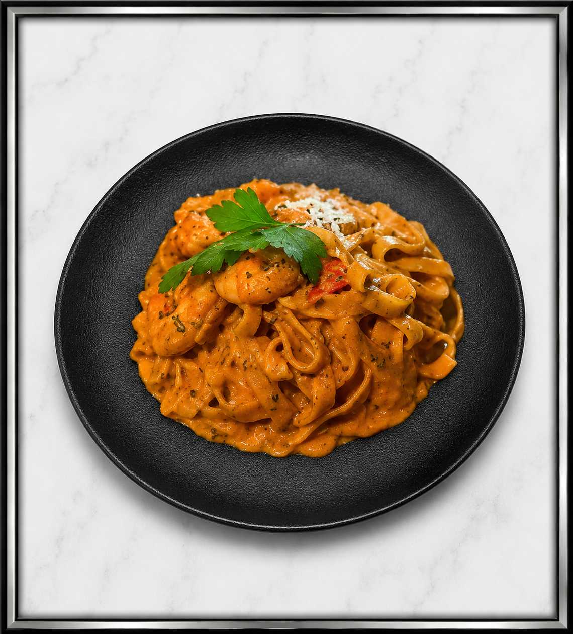 TAGLIATELLE TARTUFO GAMBERI