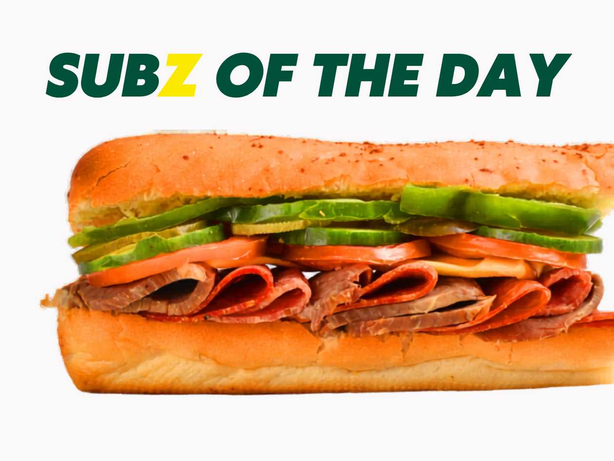 Beef Deluxe 6" SUBZ of the Day