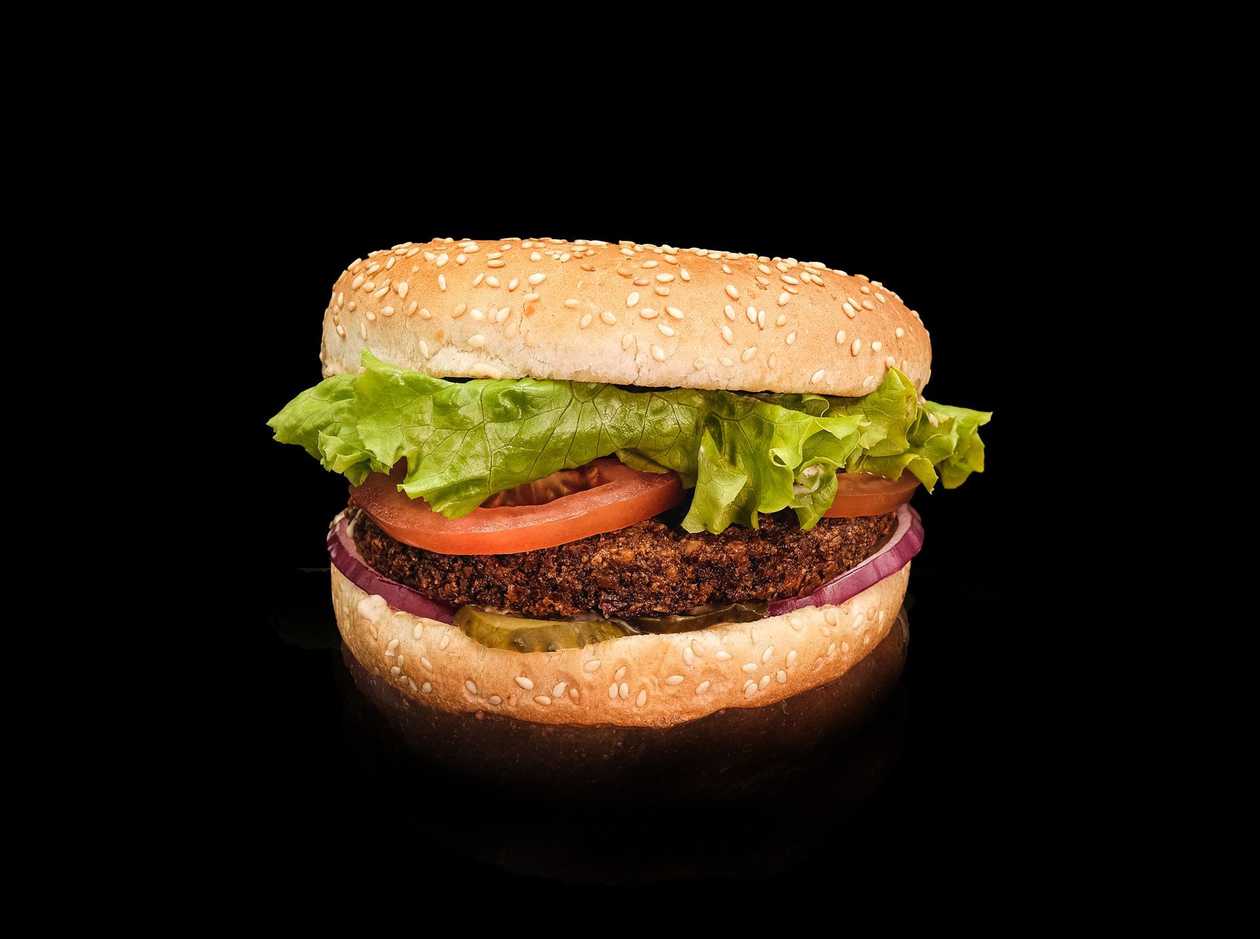 No meat burger