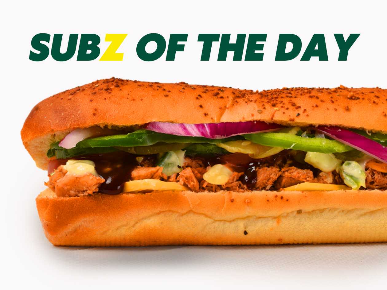 BBQ Chicken 6" SUBZ of the Day