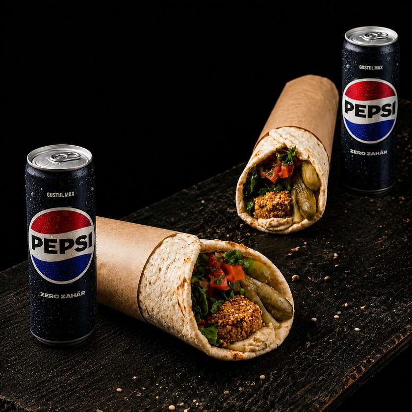 Back to School,2 x Pepsi si Lipie Falafel