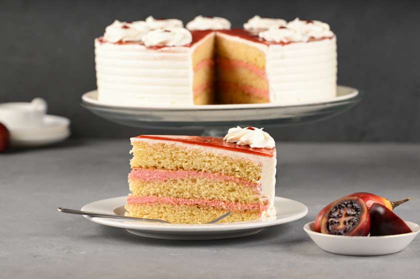 Ruby Royale Tamarillo Cake