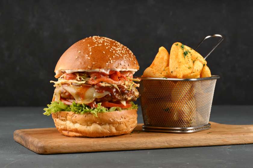 ZingZang King Burger with Bacon
