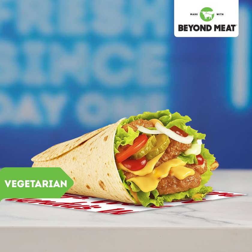 Wrap with Plant-Based Meat