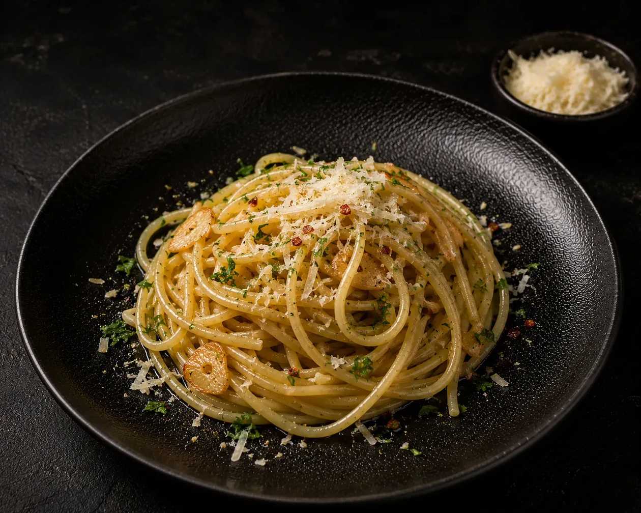 Spaghettoni Aglio e Olio