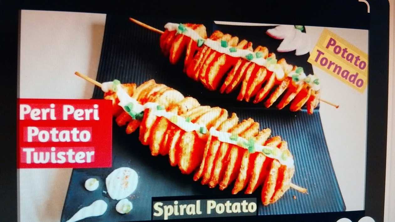 Spiral Peri Peri Chips