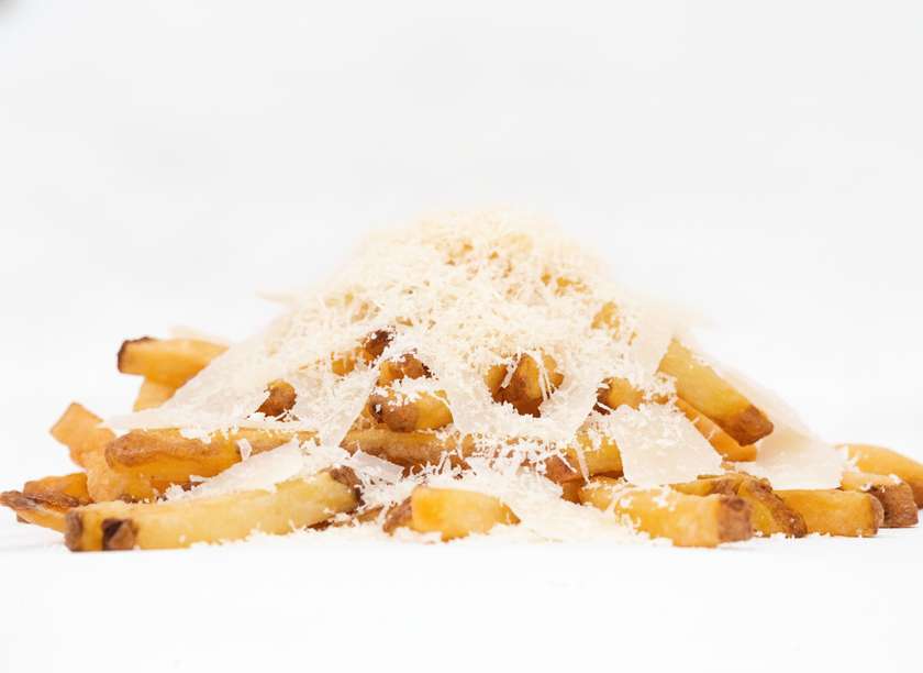 Homemade parmesan fries