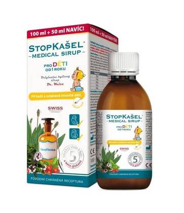 STOPKAŠEL Medical Syrup From 1 YEAR 100+50ml EXTRA