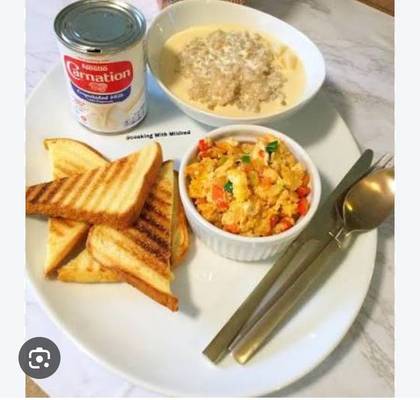 COFFEE with choice of side meal