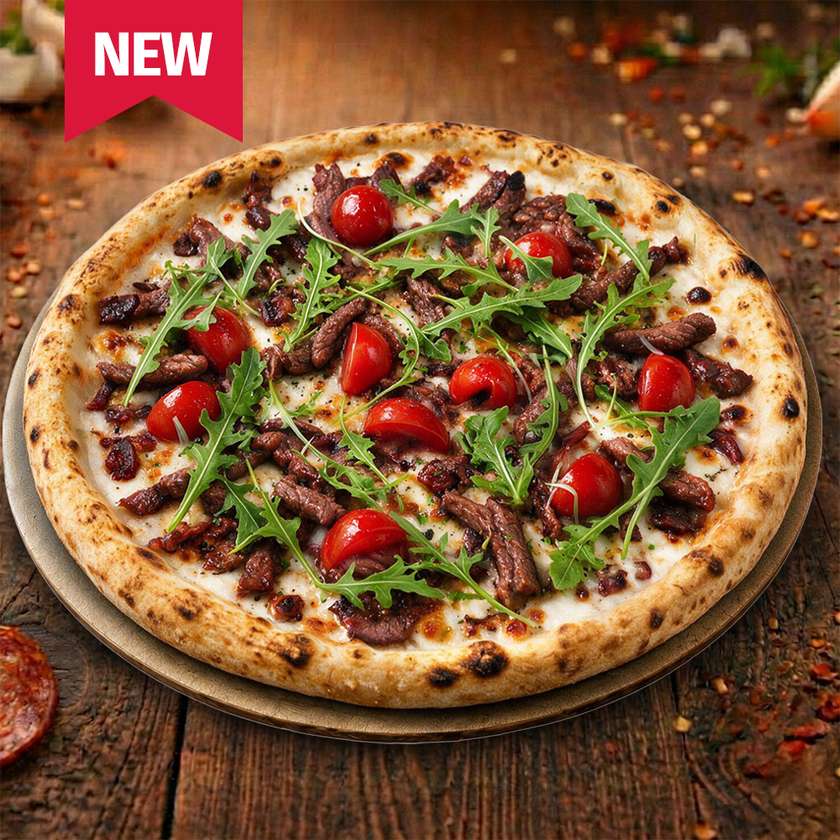 Steak Pizza