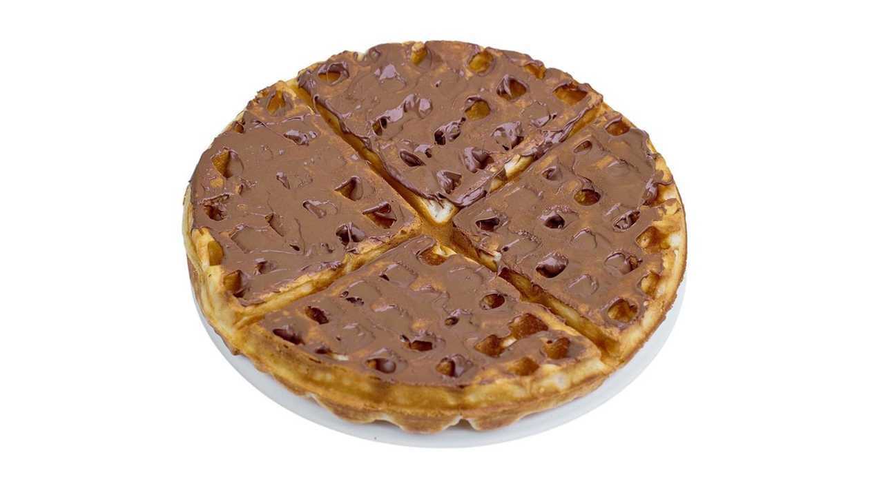 Gofr okrągły 17 cm z pastą KitKat