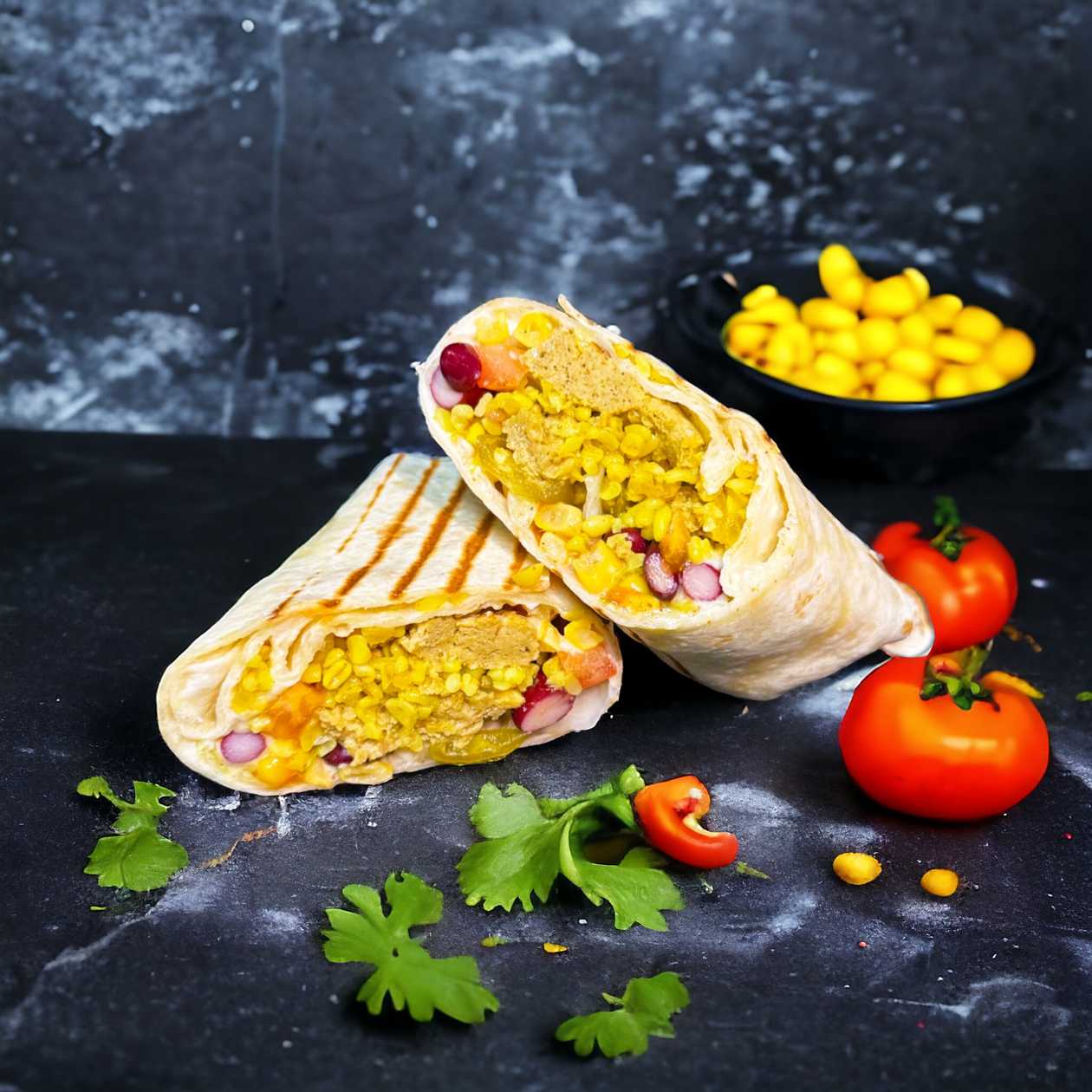 Vegan Chicken & Bulgur Burrito