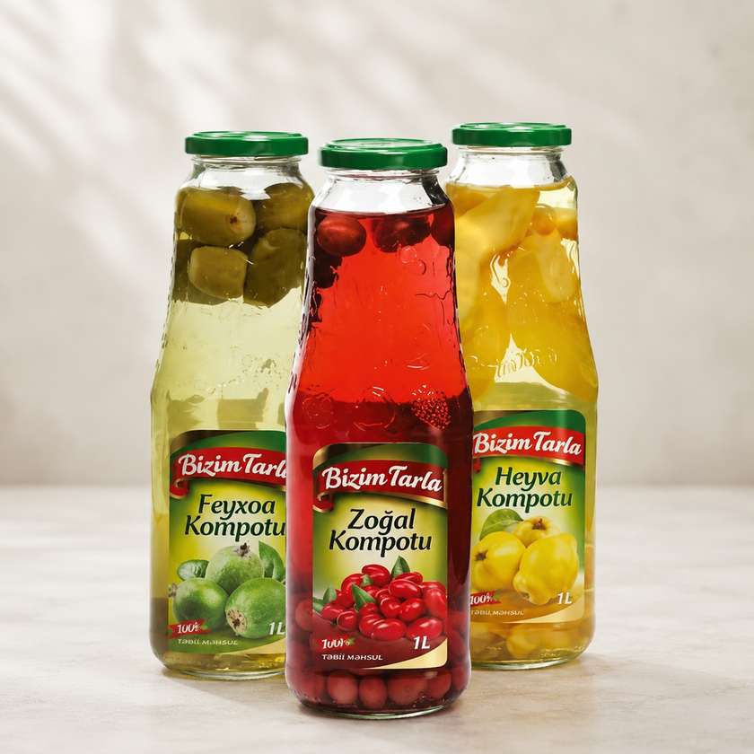 Kompot çeşidləri 1 lt