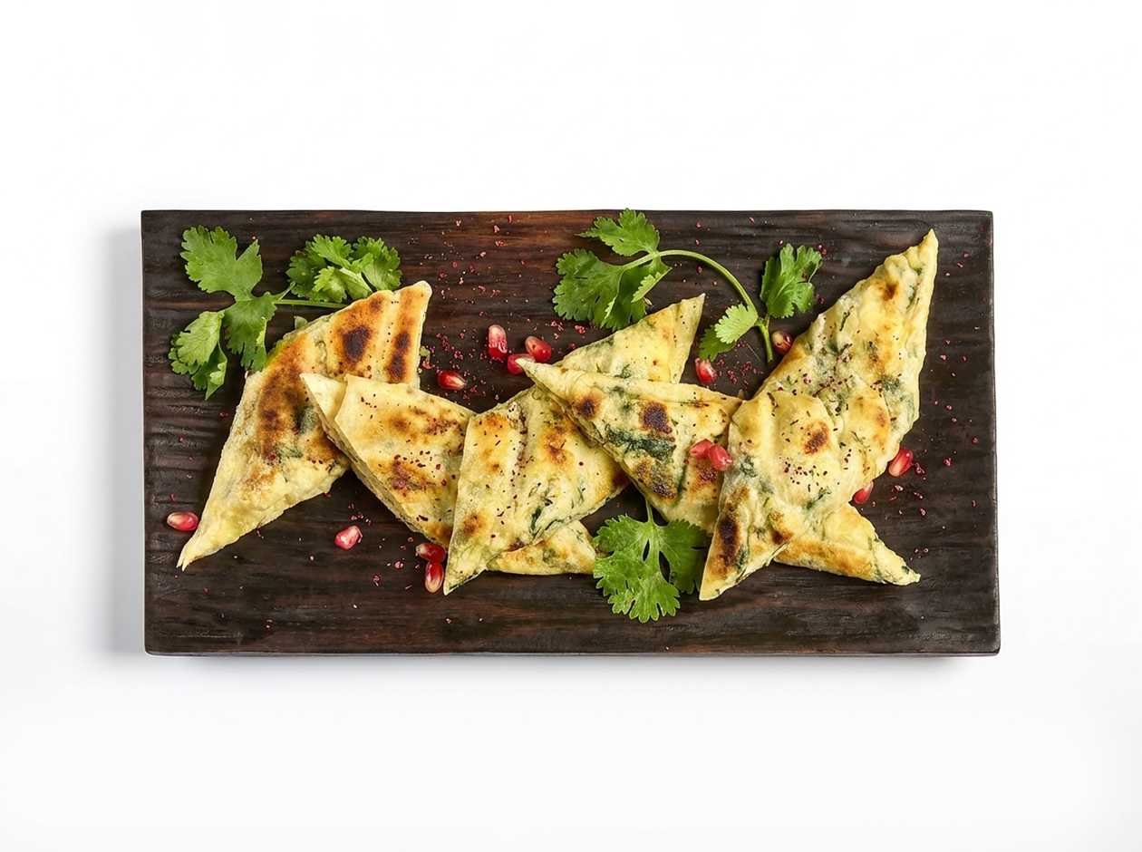Lavash with bryndza cheese and herbs (250g)